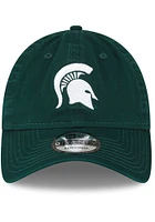 New Era Michigan State Spartans Mens Green Core Classic 2.0 9TWENTY Flex Hat