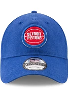 New Era Detroit Pistons Core Classic 2.0 9TWENTY Adjustable Hat - Blue