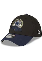 New Era Dallas Cowboys Mens Black 2022 Salute to Service 39THIRTY Flex Hat