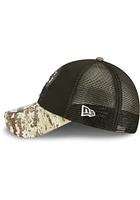 New Era Dallas Cowboys 2022 Salute to Service Trucker 9FORTY Adjustable Hat - Black