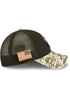 New Era Dallas Cowboys 2022 Salute to Service Trucker 9FORTY Adjustable Hat - Black