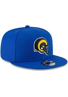 New Era Los Angeles Rams Blue Retro Helmet 9FIFTY Mens Snapback Hat