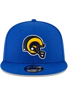 New Era Los Angeles Rams Blue Retro Helmet 9FIFTY Mens Snapback Hat