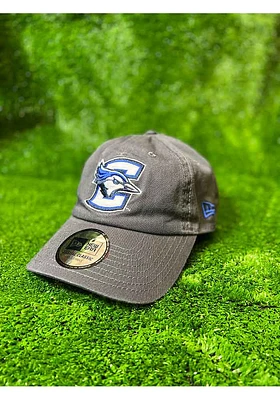 New Era Creighton Bluejays Casual Classic Adjustable Hat - Graphite