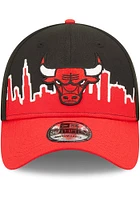 New Era Chicago Bulls Mens Black 2022 Tip Off 39THIRTY Flex Hat