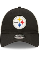New Era Pittsburgh Steelers Loyal Truck 9TWENTY Adjustable Hat - Black
