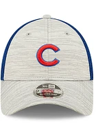 New Era Chicago Cubs Active 9FORTY Adjustable Hat - Grey