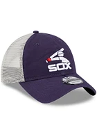 New Era Chicago White Sox Loyal Truck 9TWENTY Adjustable Hat - Blue