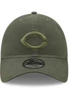 New Era Cincinnati Reds Core Classic 2.0 Adjustable Hat - Olive