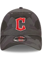 New Era Cleveland Guardians Camo Core Classic 9TWENTY 2.0 Adjustable Hat - Black