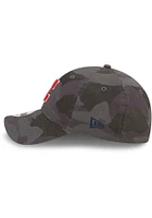 New Era Cleveland Guardians Camo Core Classic 9TWENTY 2.0 Adjustable Hat - Black