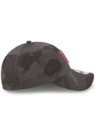 New Era Cleveland Guardians Camo Core Classic 9TWENTY 2.0 Adjustable Hat - Black