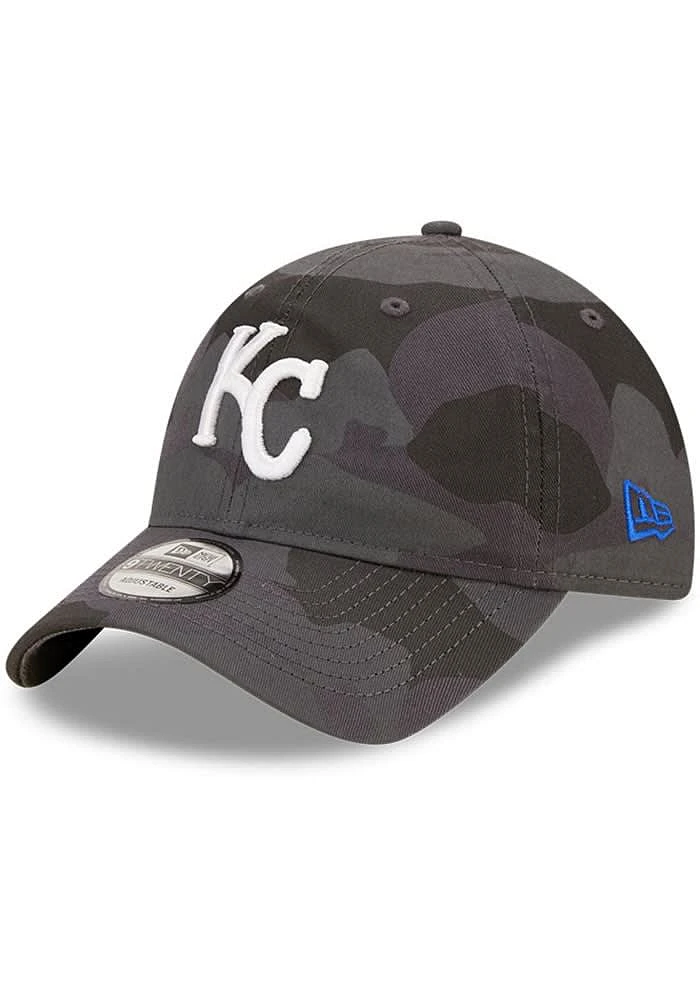 New Era Kansas City Royals Camo Core Classic 9TWENTY 2.0 Classic Adjustable Hat - Black