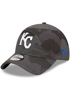 New Era Kansas City Royals Camo Core Classic 9TWENTY 2.0 Classic Adjustable Hat - Black