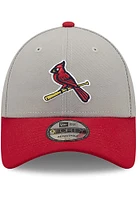 New Era St Louis Cardinals The League Adjustable Hat - Grey