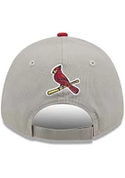 New Era St Louis Cardinals The League Adjustable Hat - Grey