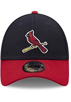 New Era St Louis Cardinals The League Premium Adjustable Hat - Navy Blue