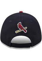 New Era St Louis Cardinals The League Premium Adjustable Hat - Navy Blue