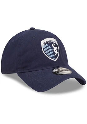 New Era Sporting Kansas City Core Classic 2.0 Premium Adjustable Hat - Navy Blue