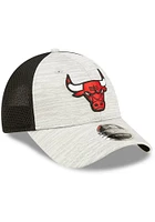 New Era Chicago Bulls Active 9FORTY Adjustable Hat - Grey