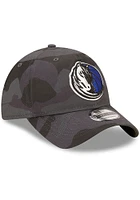 New Era Dallas Mavericks Camo Core Classic 9TWENTY 2.0 Style Adjustable Hat - Black