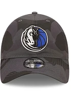 New Era Dallas Mavericks Camo Core Classic 9TWENTY 2.0 Style Adjustable Hat - Black