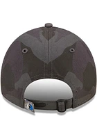 New Era Dallas Mavericks Camo Core Classic 9TWENTY 2.0 Style Adjustable Hat - Black