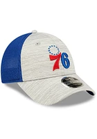 New Era Philadelphia 76ers Active 9FORTY Adjustable Hat - Grey