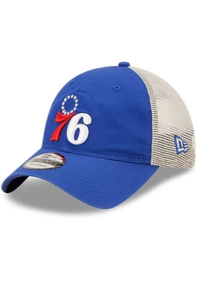 New Era Philadelphia 76ers Loyal Truck 9TWENTY Adjustable Hat - Blue