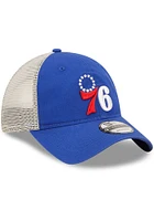 New Era Philadelphia 76ers Loyal Truck 9TWENTY Adjustable Hat - Blue