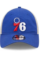 New Era Philadelphia 76ers Loyal Truck 9TWENTY Adjustable Hat - Blue