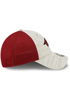 New Era Arkansas Razorbacks Active 9FORTY Adjustable Hat - Grey