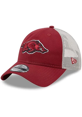 New Era Arkansas Razorbacks Loyal Truck 9TWENTY Adjustable Hat - Maroon