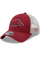New Era Arkansas Razorbacks Loyal Truck 9TWENTY Adjustable Hat - Maroon