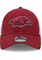 New Era Arkansas Razorbacks Loyal Truck 9TWENTY Adjustable Hat - Maroon