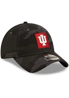 New Era Indiana Hoosiers Camo Core Classic 9TWENTY 2.0 Adjustable Hat - Black