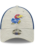 New Era Kansas Jayhawks Active 9FORTY Adjustable Hat - Grey