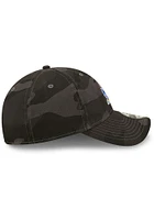 New Era Kansas Jayhawks Camo Core Classic 9TWENTY 2.0 Adjustable Hat - Black