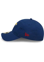New Era Kansas Jayhawks Core Classic 2.0 Adjustable Hat - Blue