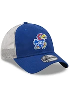 New Era Kansas Jayhawks Loyal Truck 9TWENTY Adjustable Hat - Blue