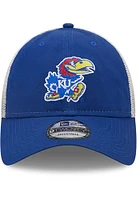 New Era Kansas Jayhawks Loyal Truck 9TWENTY Adjustable Hat - Blue