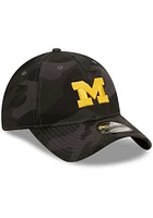 New Era Michigan Wolverines Camo Core Classic 9TWENTY 2.0 Adjustable Hat - Black