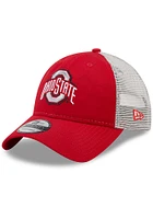 New Era Ohio State Buckeyes Loyal Truck 9TWENTY Adjustable Hat - Red