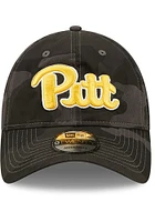 New Era Pitt Panthers Camo Core Classic 9TWENTY 2.0 Adjustable Hat - Black