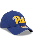 New Era Pitt Panthers Core Classic 2.0 Adjustable Hat - Blue