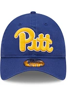 New Era Pitt Panthers Core Classic 2.0 Adjustable Hat - Blue
