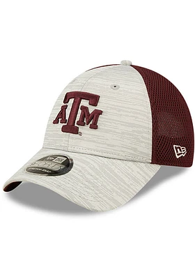 New Era Texas A&M Aggies Active 9FORTY Adjustable Hat - Grey