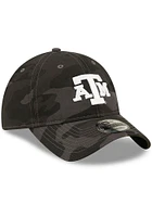 New Era Texas A&M Aggies Camo Core Classic 9TWENTY 2.0 Adjustable Hat - Black