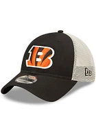 New Era Cincinnati Bengals Loyal Truck 9TWENTY Adjustable Hat - Black