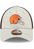 New Era Cleveland Browns Active 9FORTY Adjustable Hat - Grey